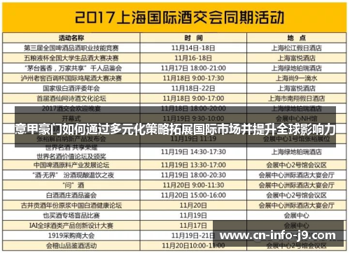 意甲豪门如何通过多元化策略拓展国际市场并提升全球影响力